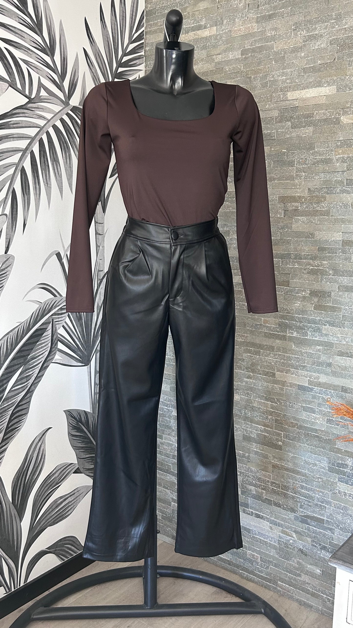 Pantalon droit ample