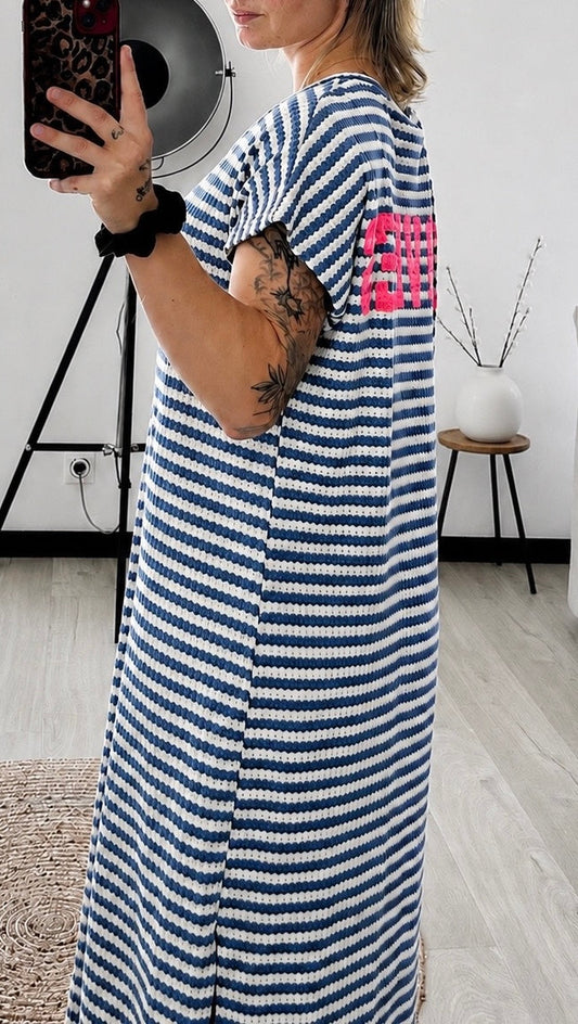 Robe Marinière CLÉA – Bleu