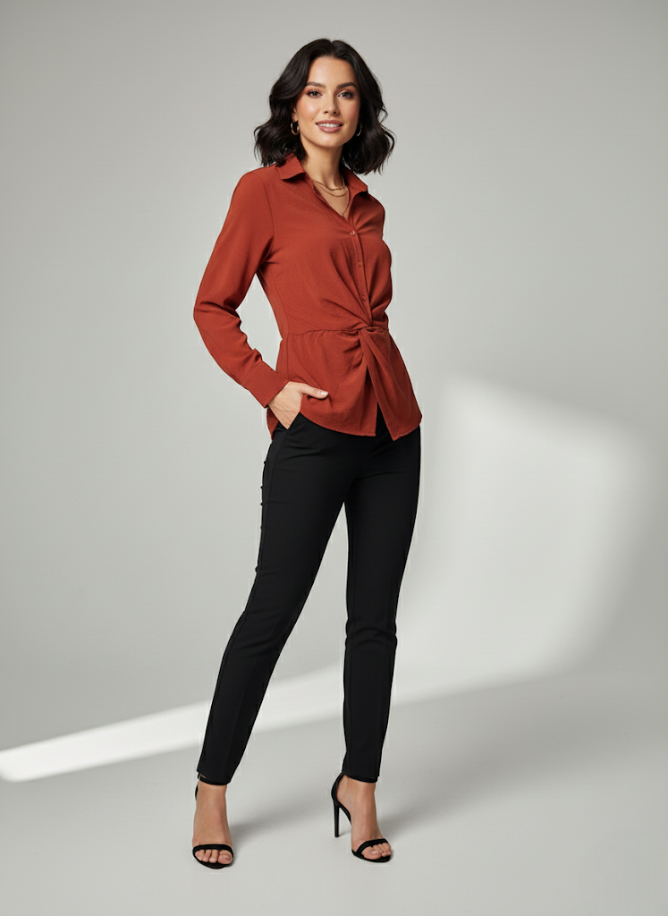 Blouse pincée