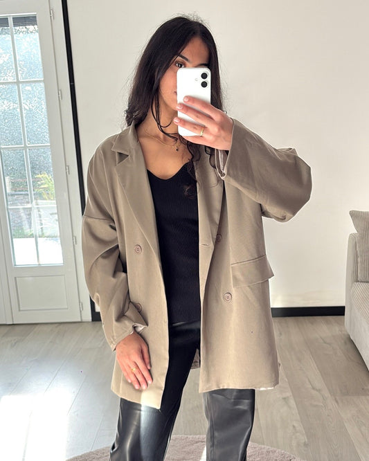 Blazer Oversize - Kaki Doux