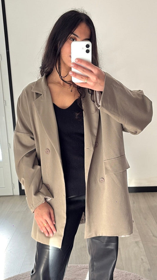 Blazer Oversize - Kaki Doux
