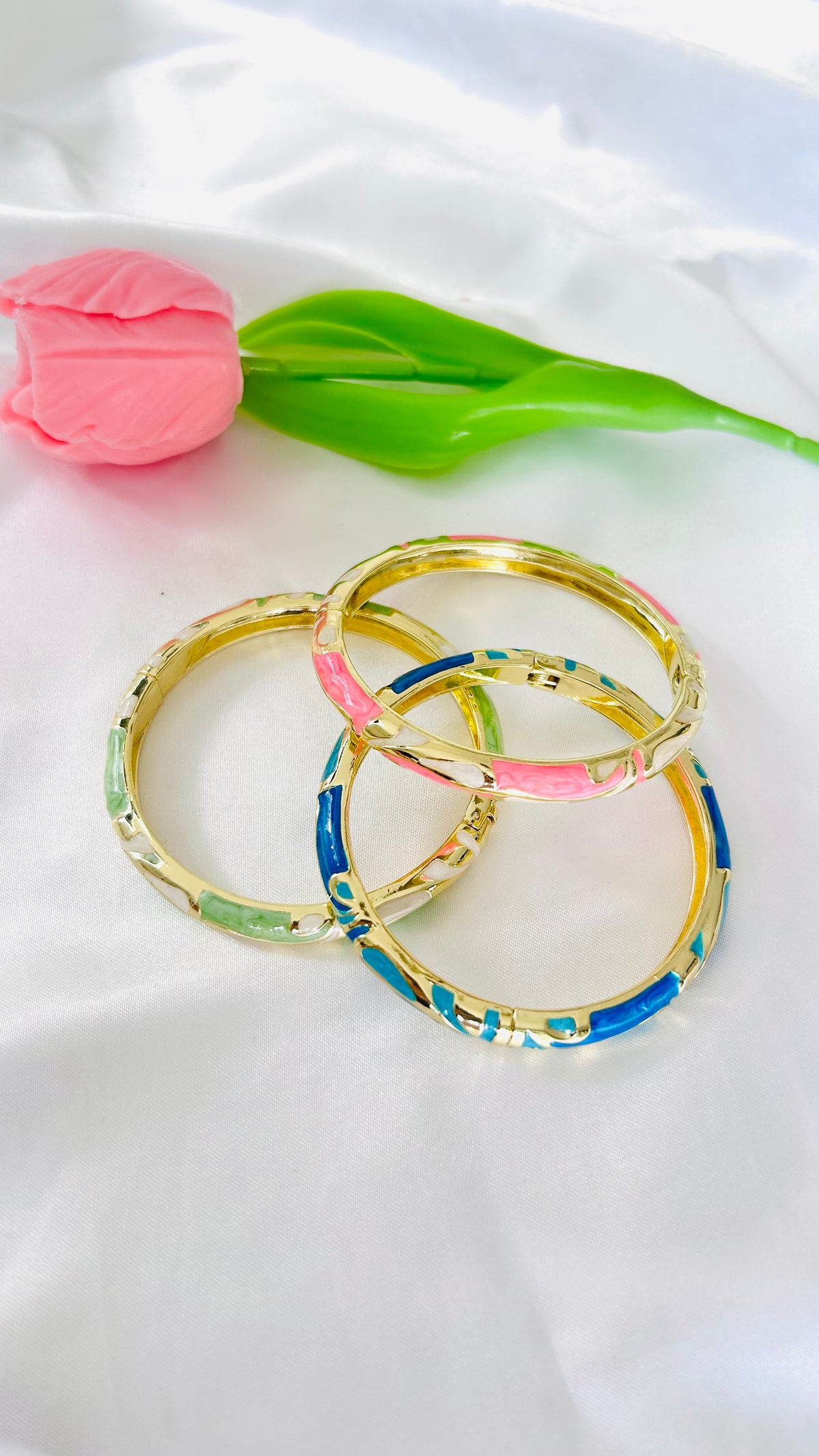 Jonc Thaïlandais PRISME – Bleu & Turquoise