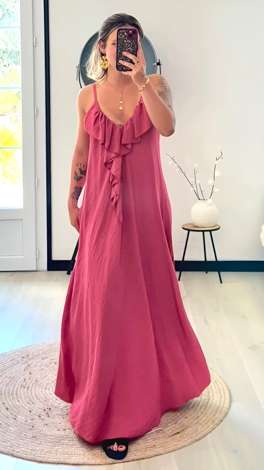 Robe Longue LORANA – Terracotta