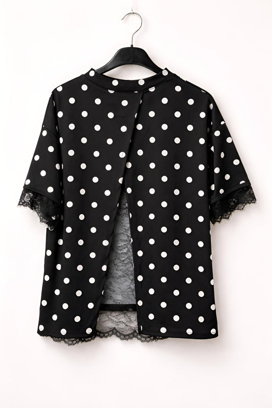 Top pois dentelle DOTTY