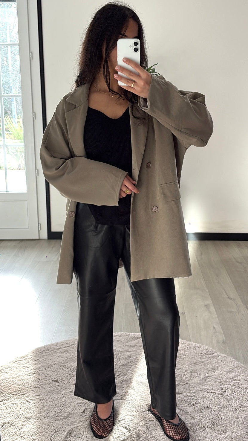 Blazer Oversize - Kaki Doux