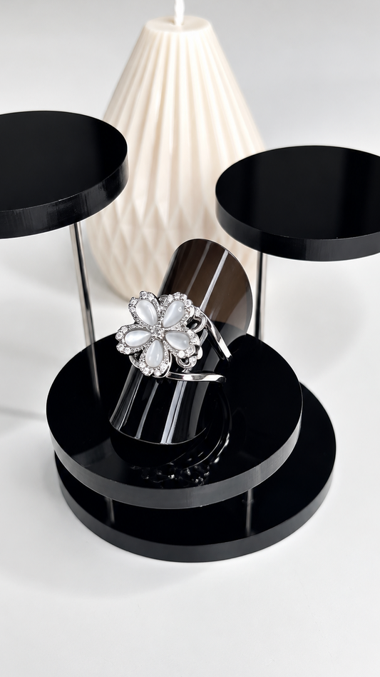Bague Anti-Stress LÉORA – Argenté
