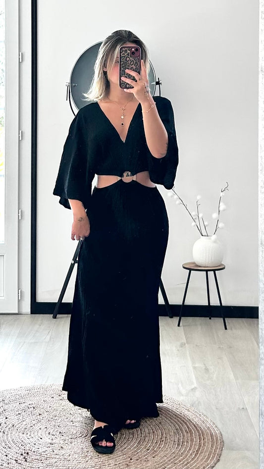 Robe Longue ÉLIA – Noire