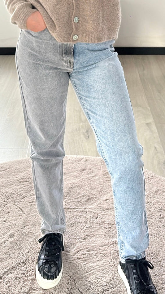 Jean Mom bi-color