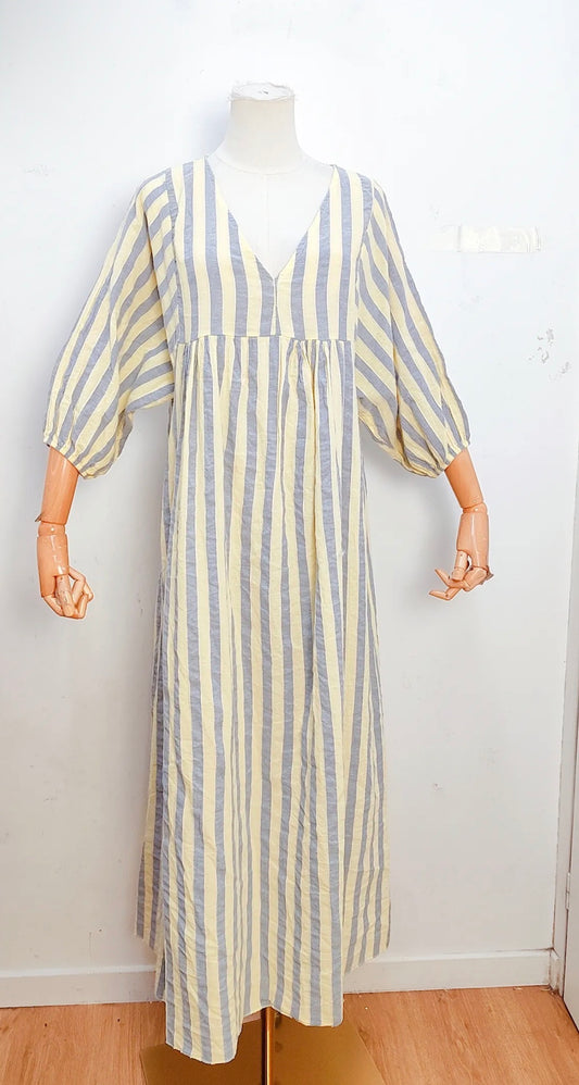 Robe longue rayures SOFIA