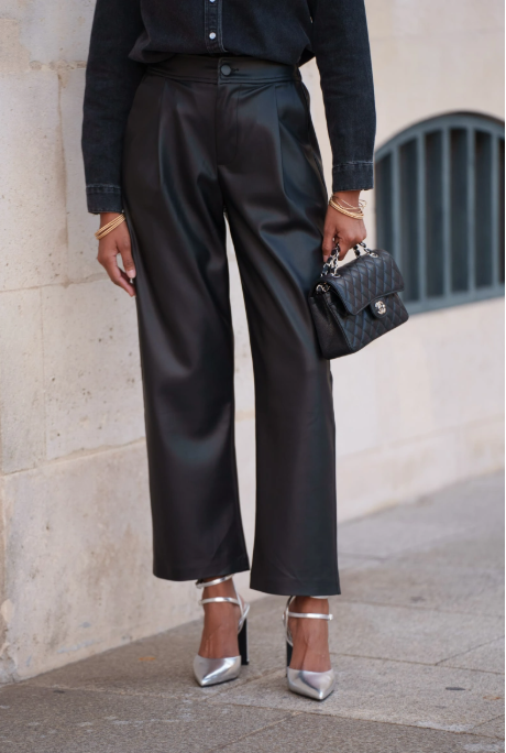 Pantalon droit ample