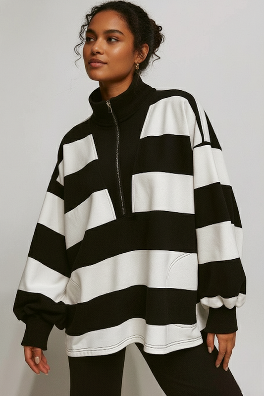 Sweat-shirt à rayures