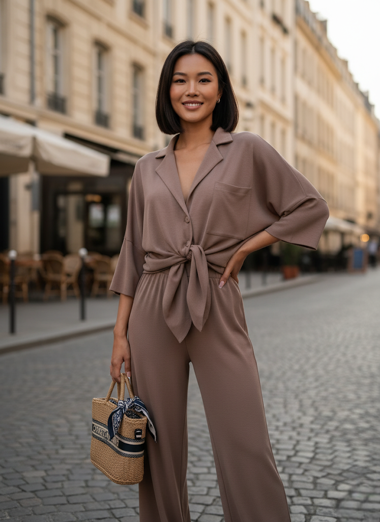 Ensemble 2 pièces en viscose