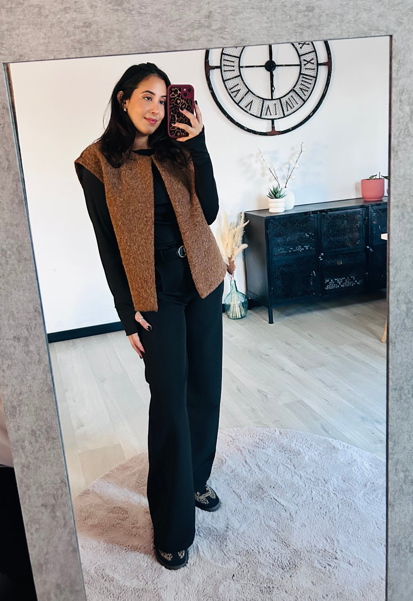 Pantalon ÉLIA – Noir intemporel