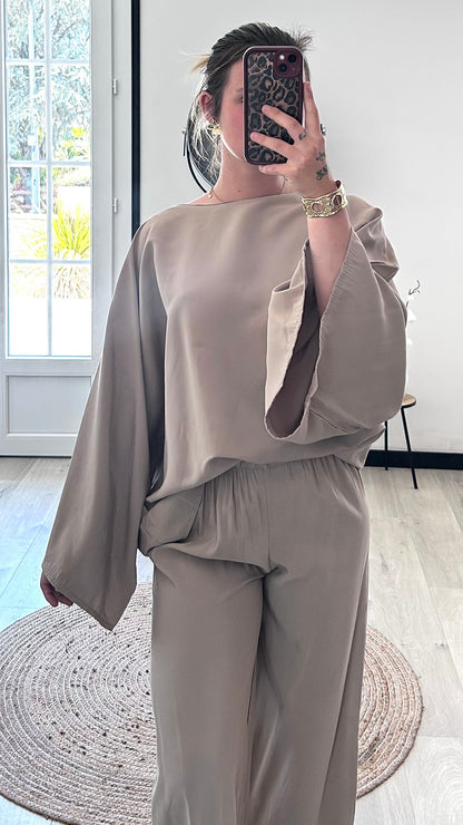 Ensemble Fluide ISALINE – Taupe