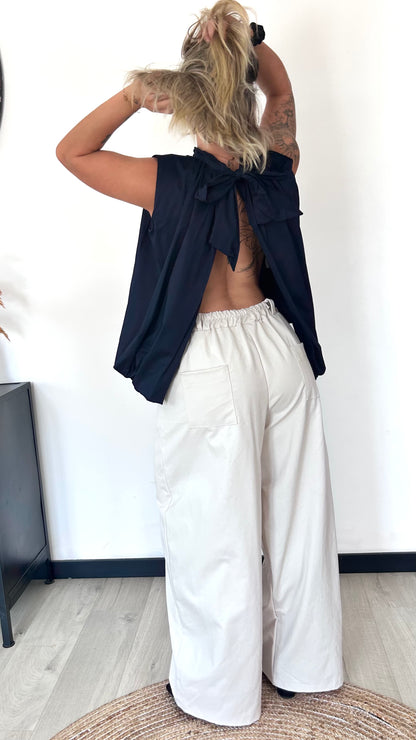 Top Sans Manches NOÉMIE – Marine