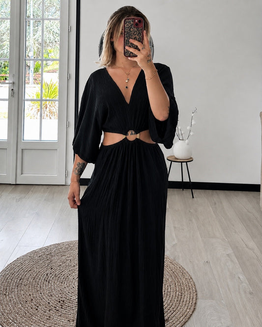 Robe Longue ÉLIA – Noire