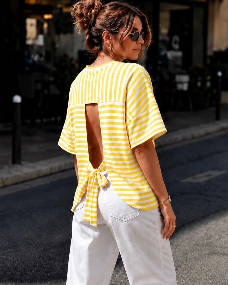 Le Top SOLAIRE – Jaune et Blanc
