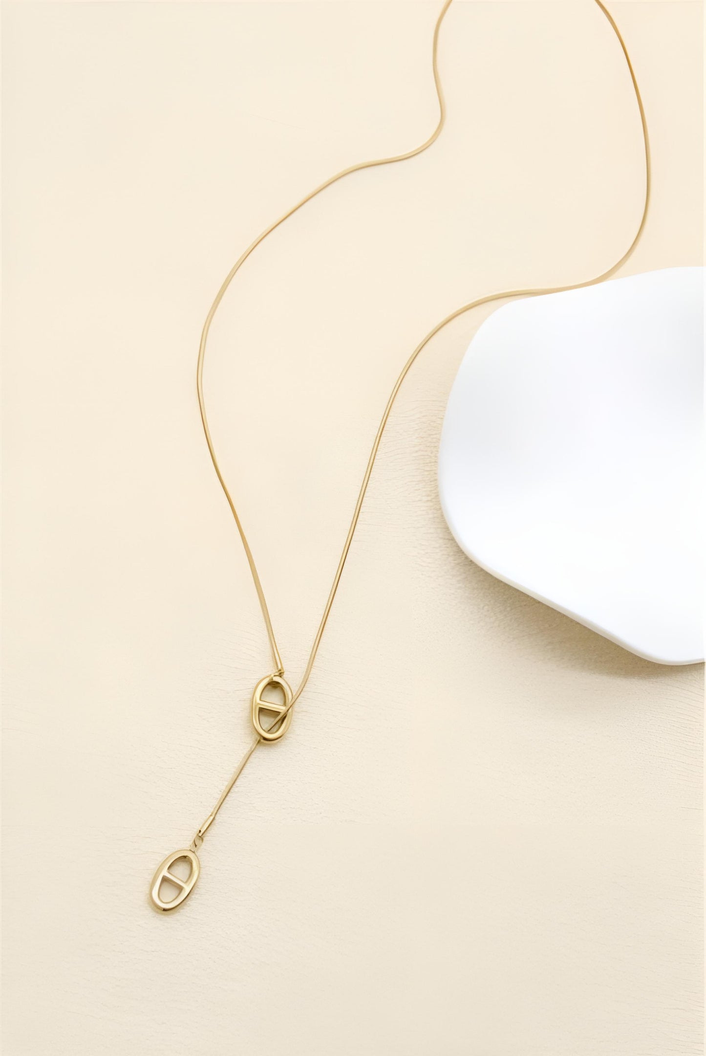 Collier Thalassa - Sautoir Cravate Maille Marine