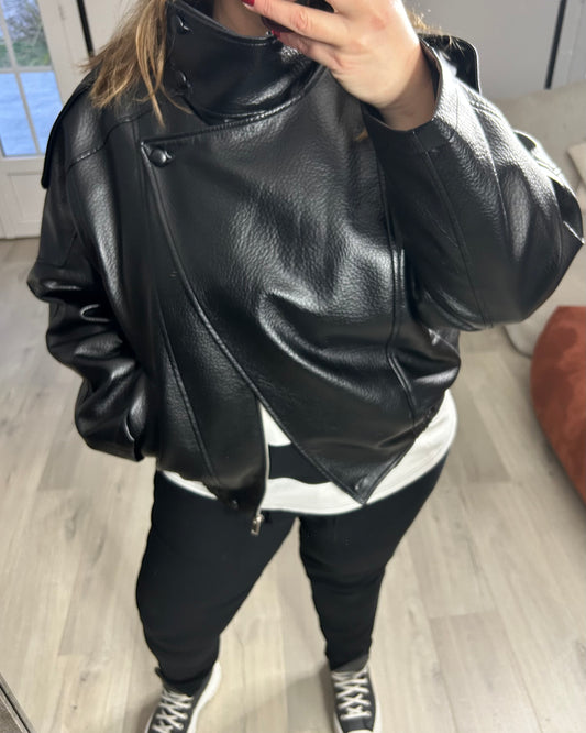 Veste Aria - Blouson Oversize à Silhouette Couture