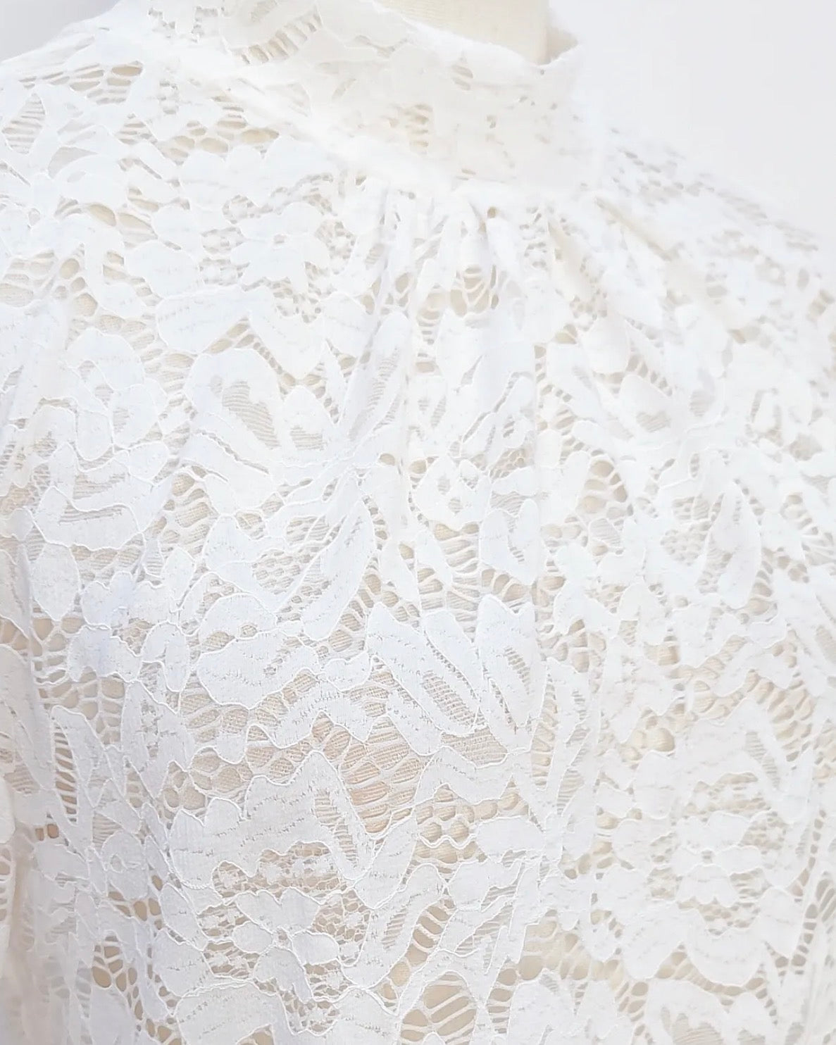 Top dentelle blanc BIANCA