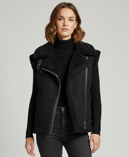 Blouson sans manches loose