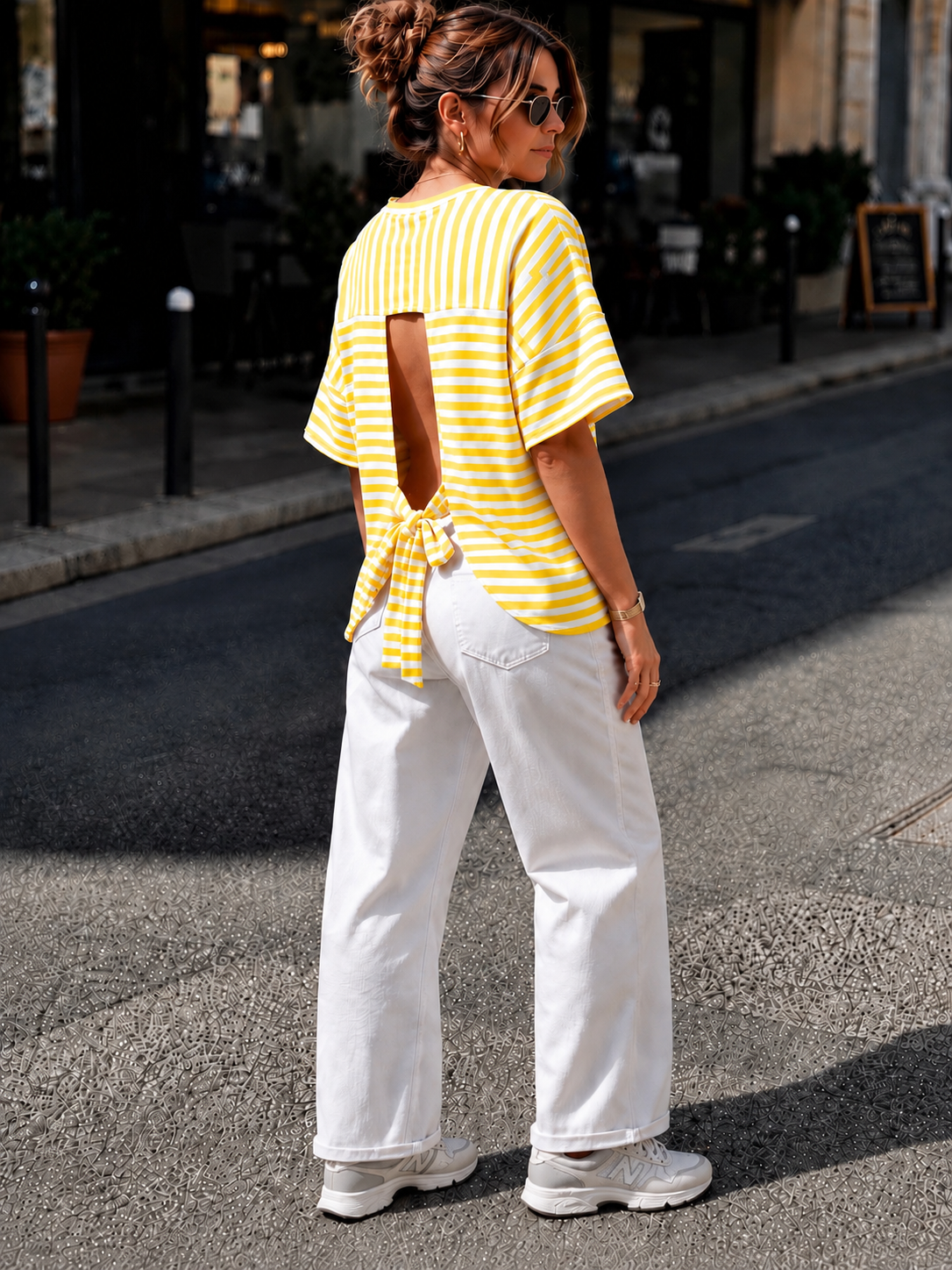 Le Top SOLAIRE – Jaune et Blanc