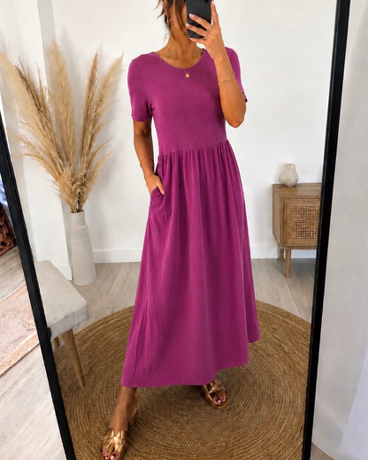Robe Bi-Texture NORA – Prune