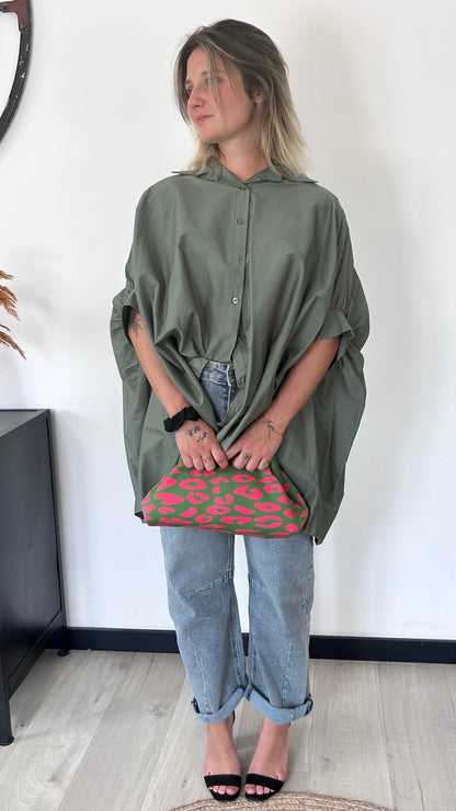 Chemise Oversize ALMA – Kaki