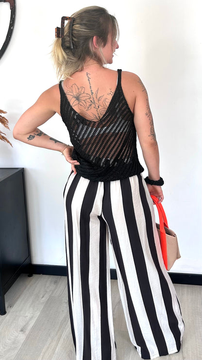 Top Filet YSEA – Noir