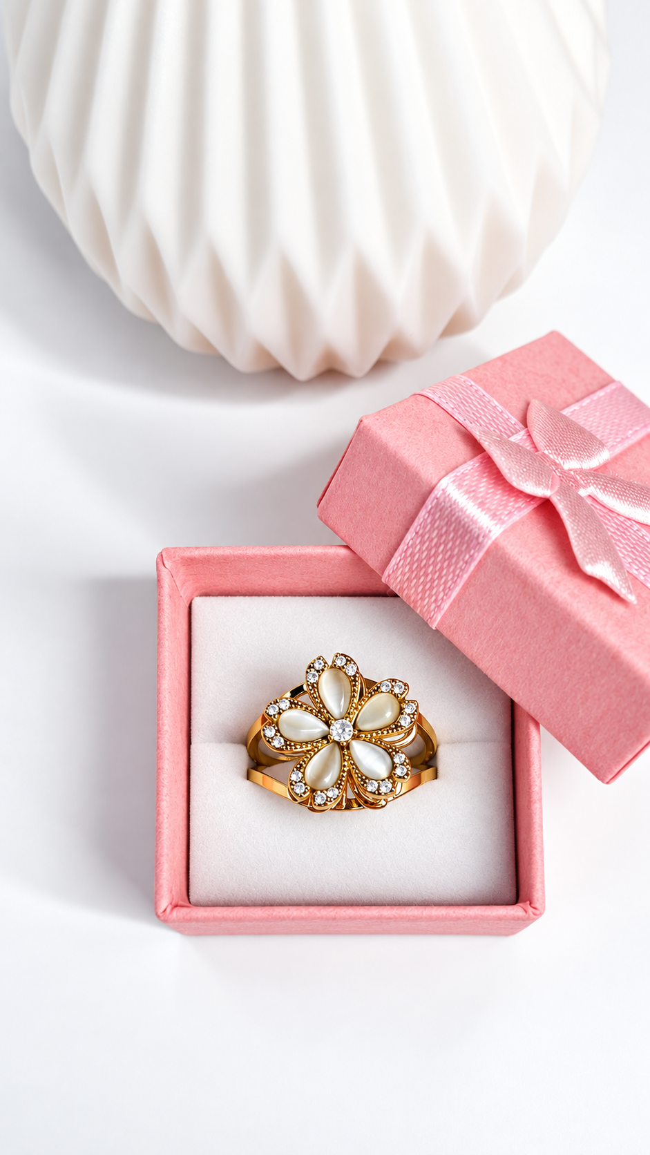 Bague Anti-Stress LÉORA – Doré