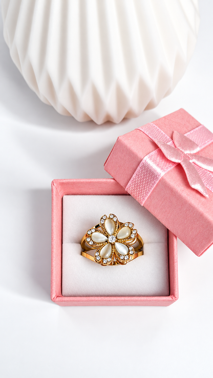 Bague Anti-Stress LÉORA – Doré