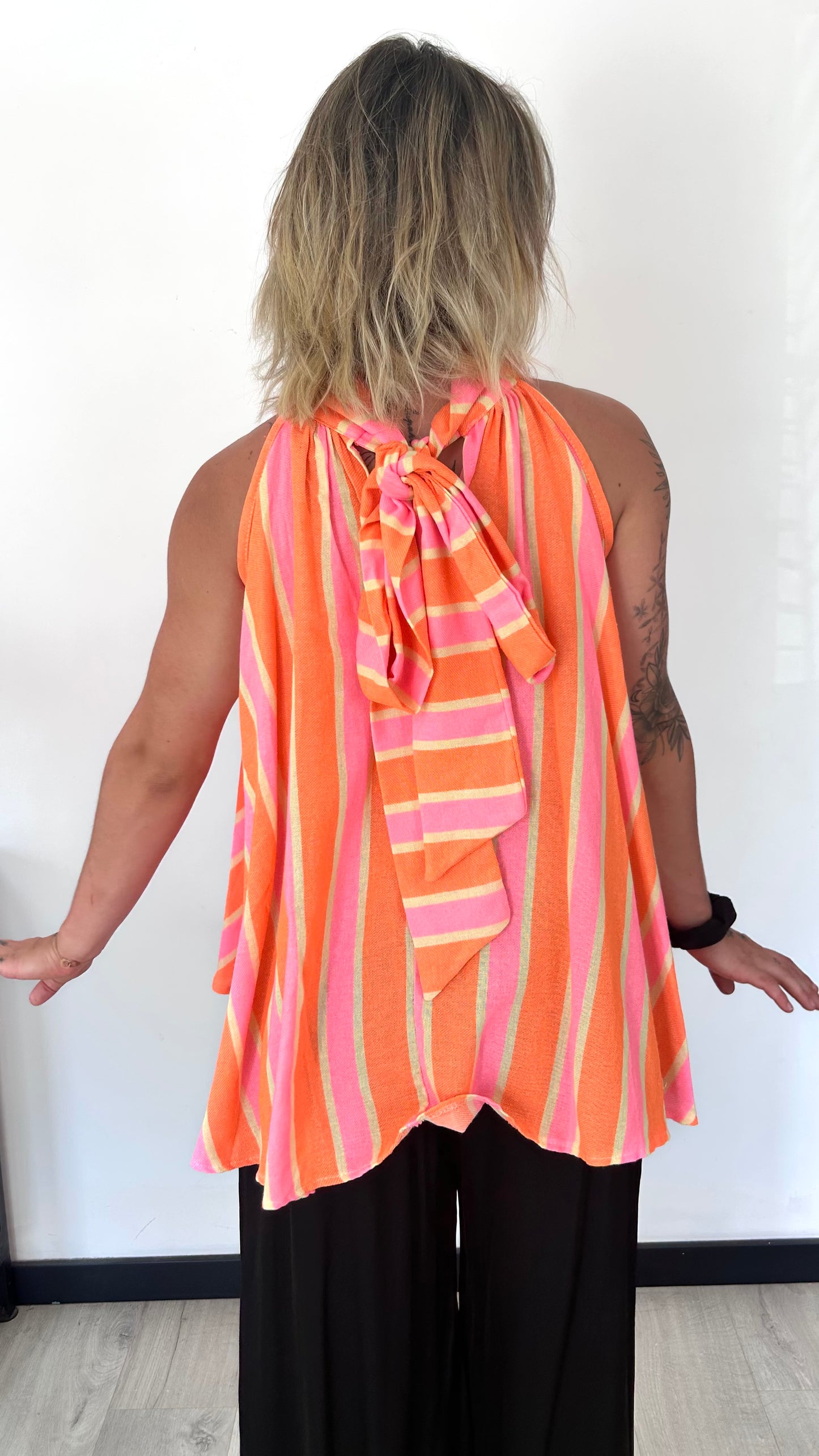 Top Dos Noué HAVA – Corail & Rose