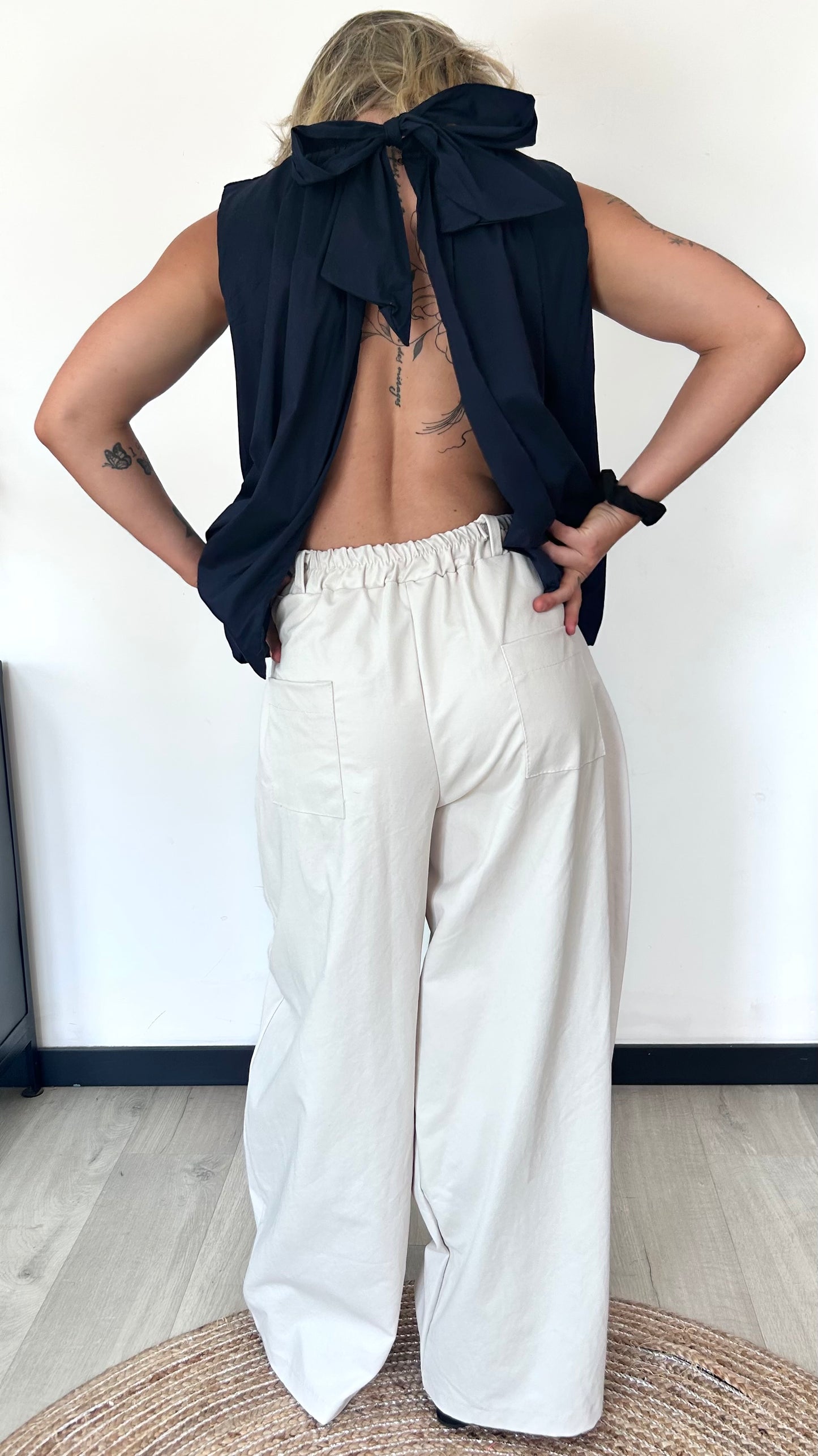 Top Sans Manches NOÉMIE – Marine