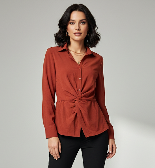Blouse pincée