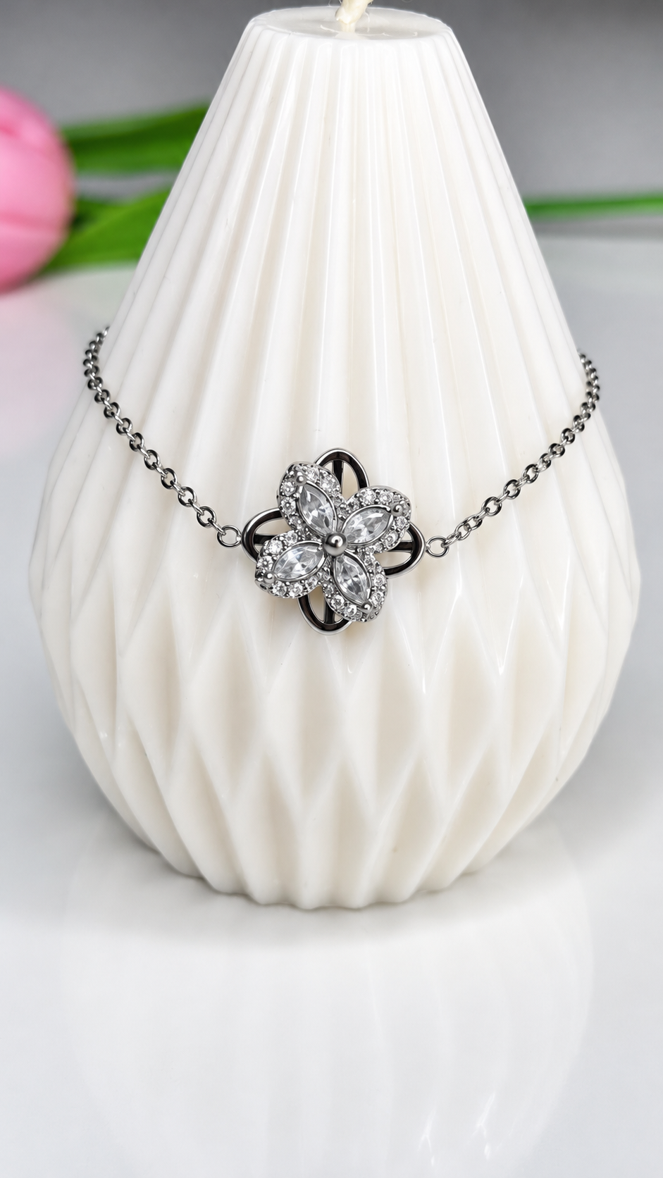 Bracelet Anti-Stress SALIA – Argenté