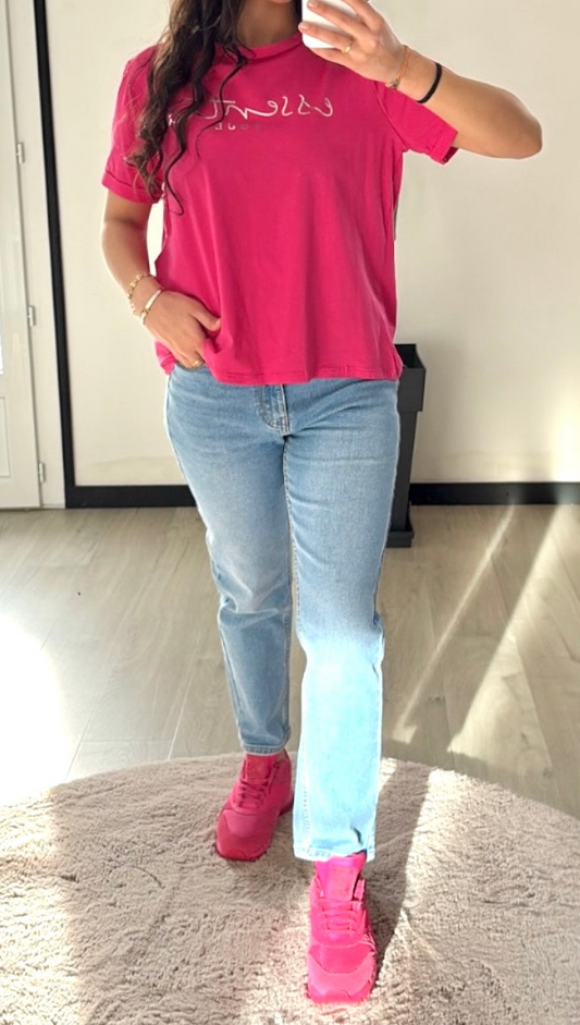 Jean Mom Fit - Bleu Authentique
