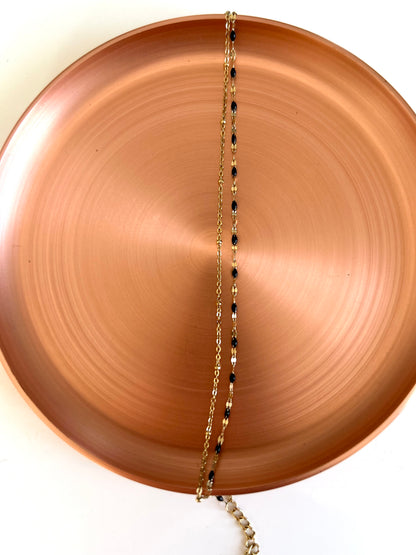 Bracelet Naïs - Gourmette Fine & Perles