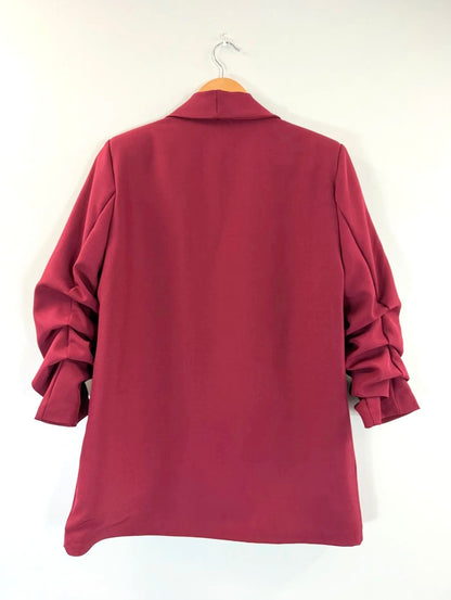 Blazer ajusté bordeaux ROSA