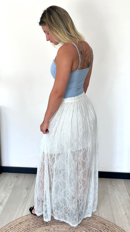 Jupe Dentelle SIANA – Blanc