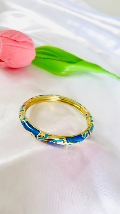 Jonc Thaïlandais PRISME – Bleu & Turquoise