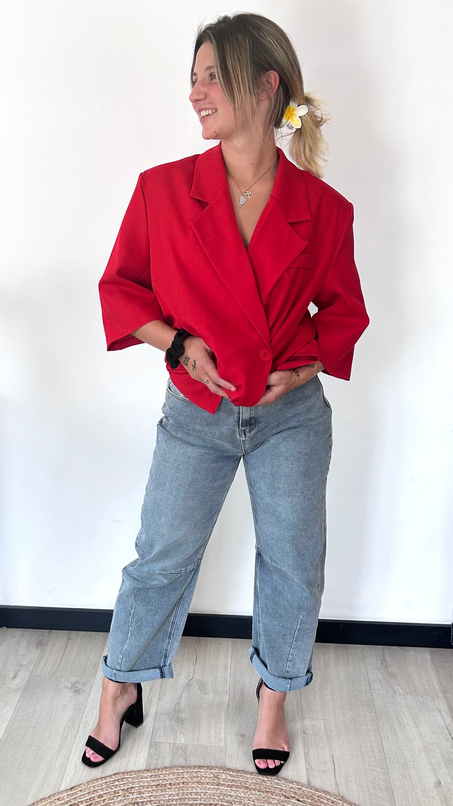 Jean Barrel CHARLY – Denim Clair