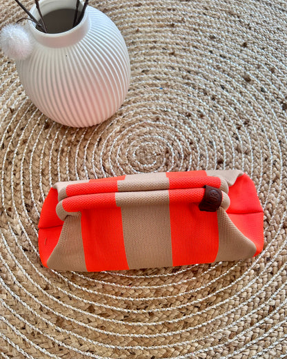 Le sac EMMA – Corail & Beige
