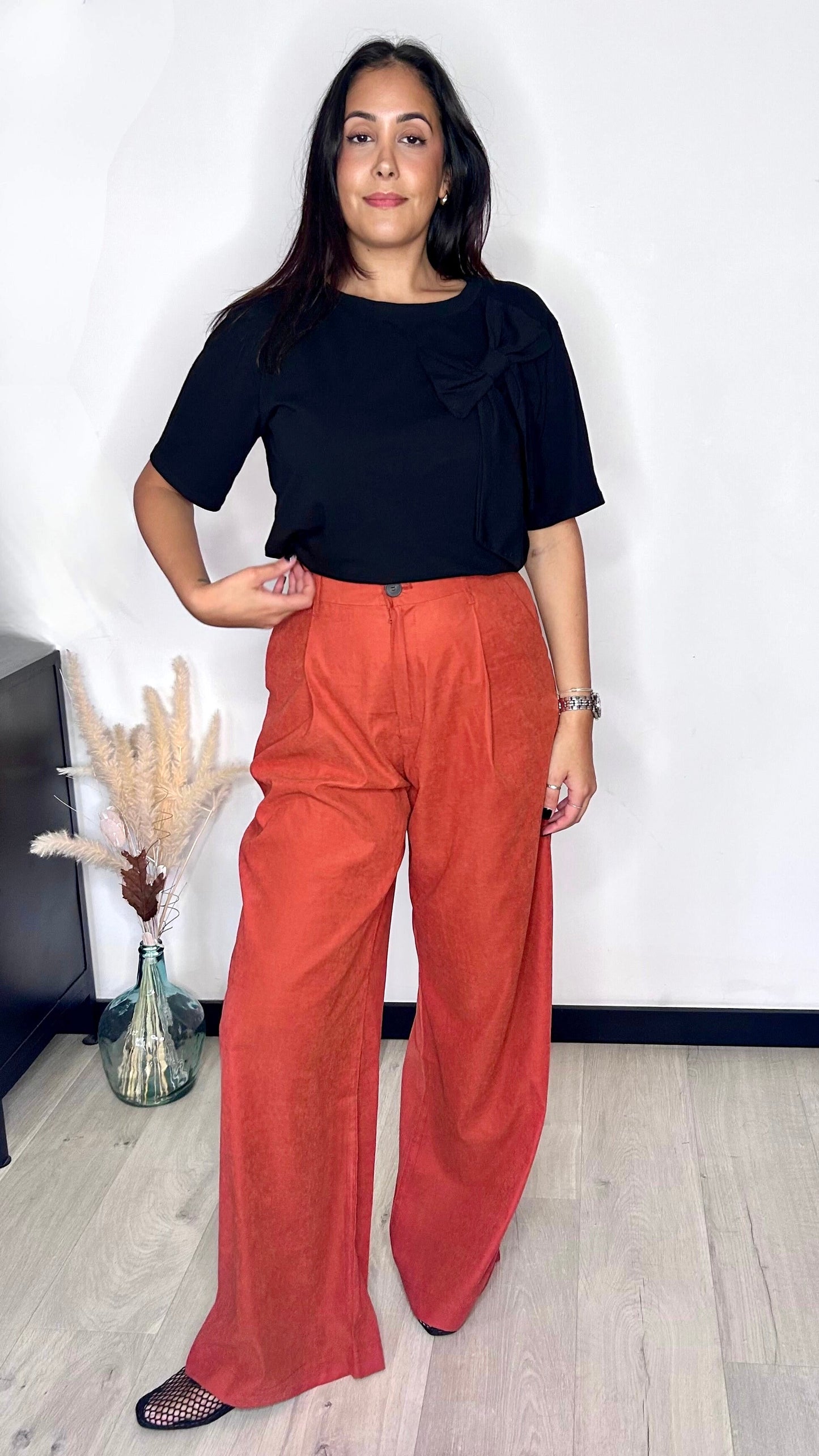 Pantalon large habillé