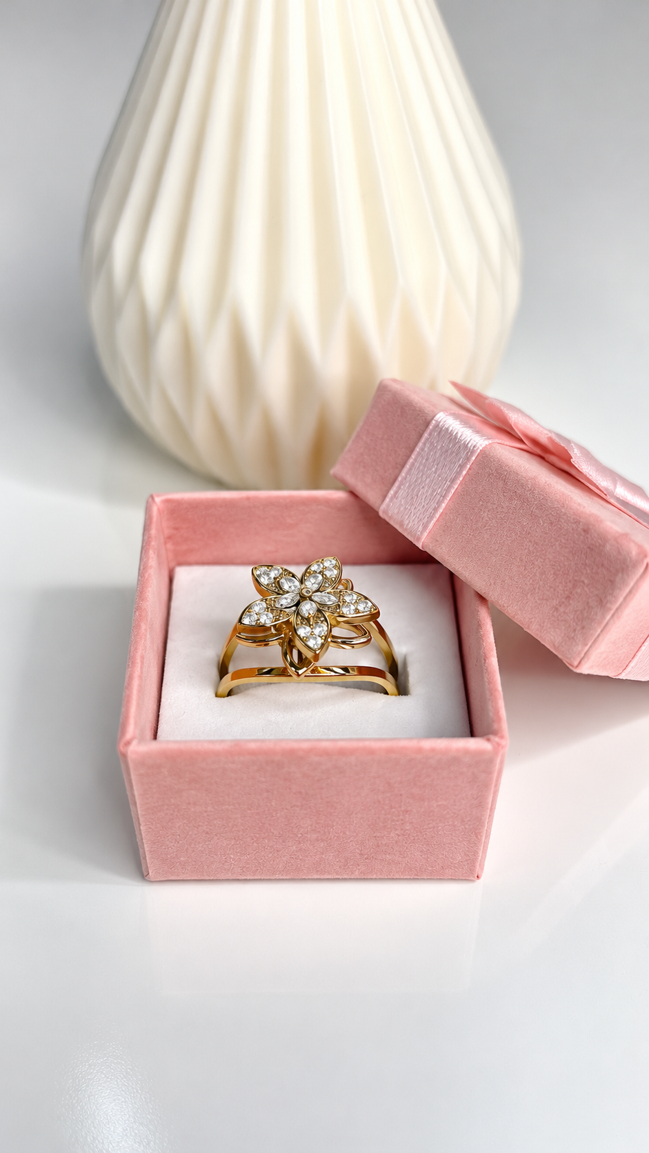 Bague Anti-Stress NÉLIA – Doré