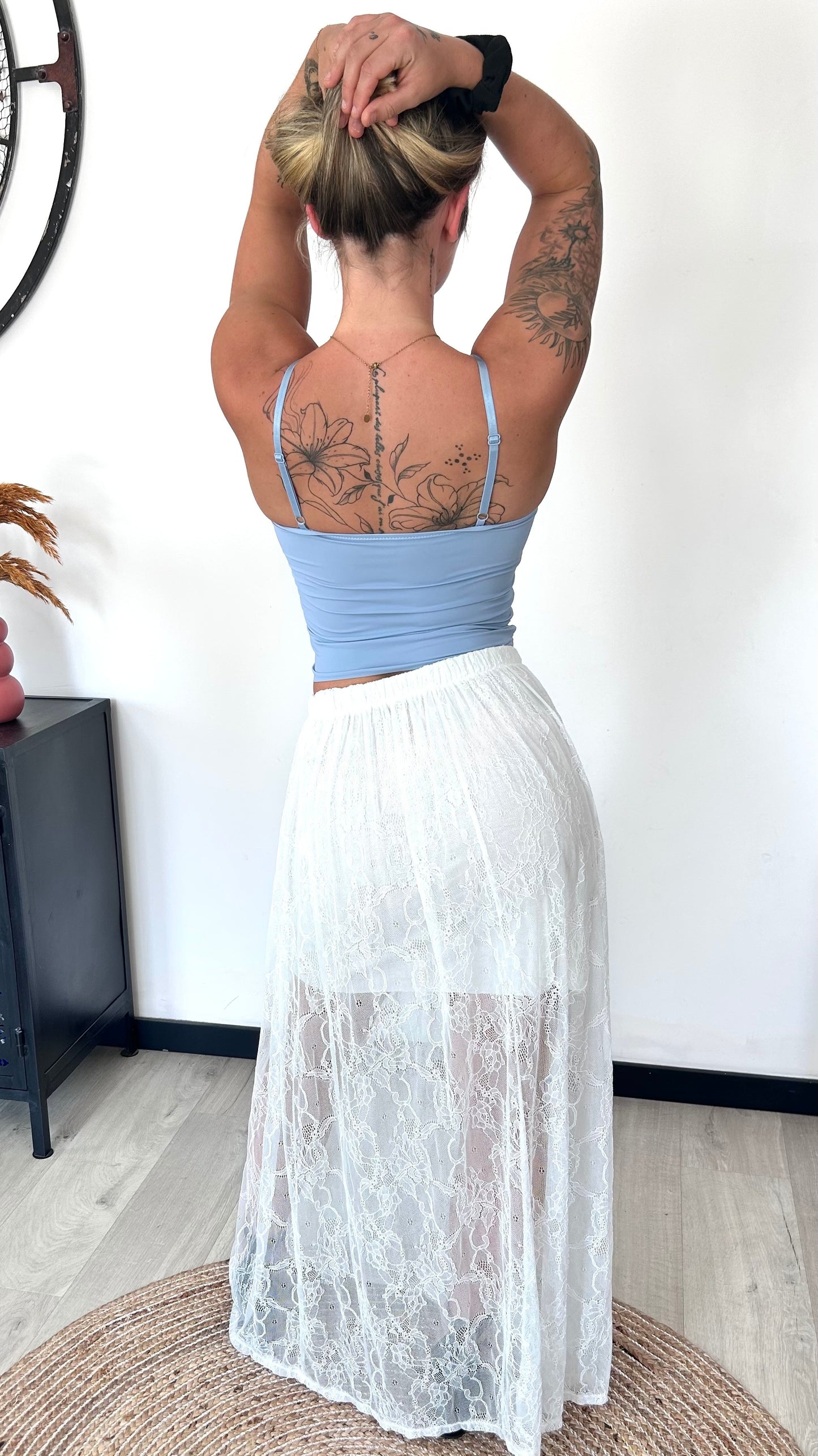Jupe Dentelle SIANA – Blanc