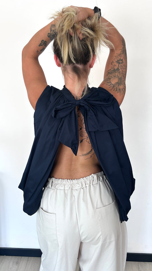 Top Sans Manches NOÉMIE – Marine