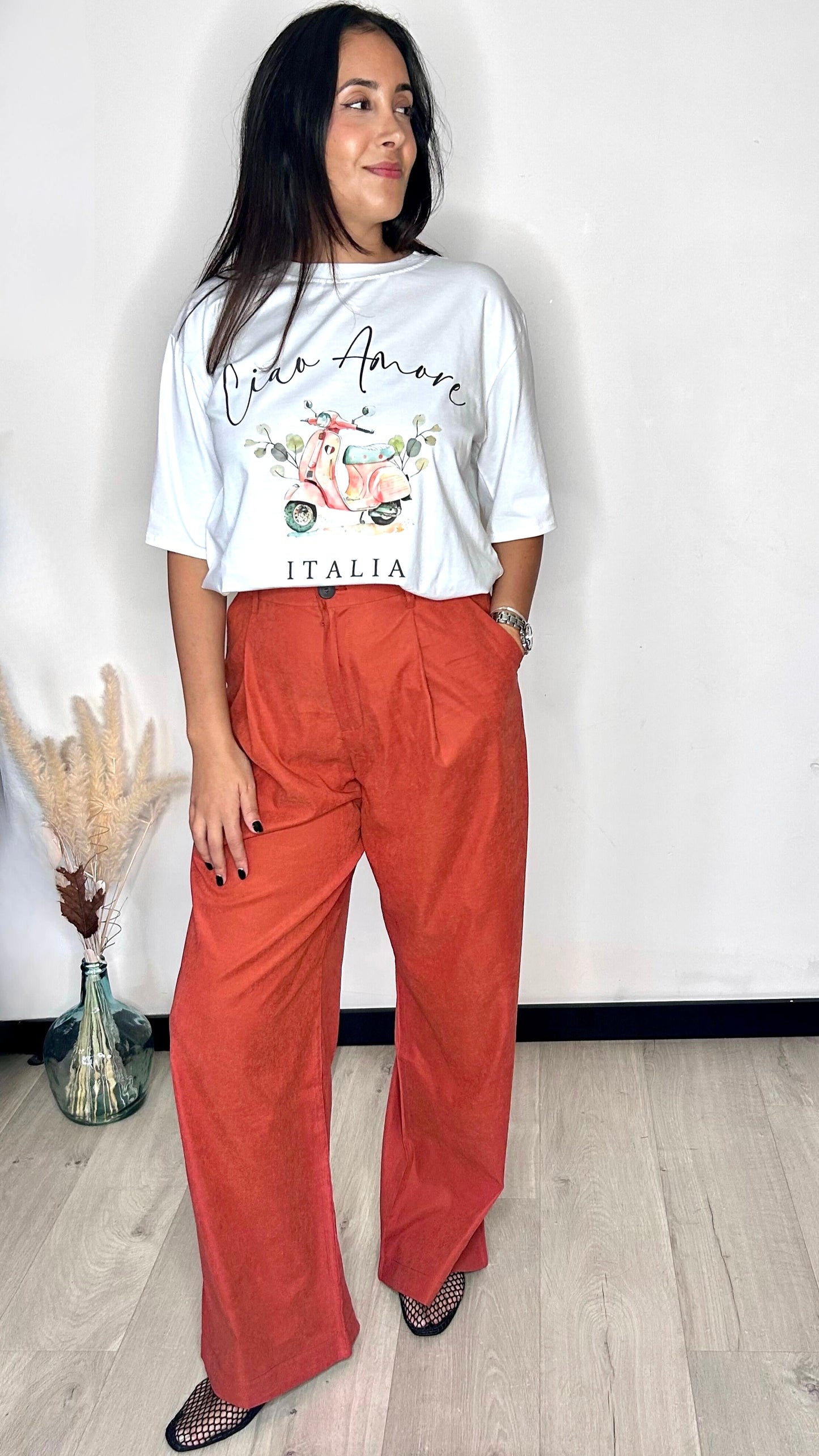 Pantalon large habillé