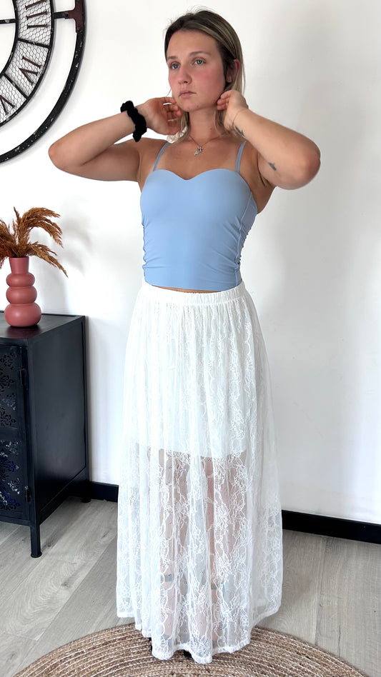 Jupe Dentelle SIANA – Blanc