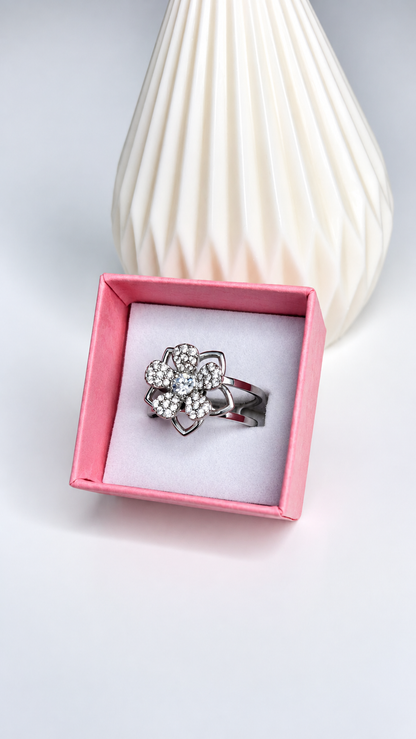 Bague Anti-Stress IRIS – Argenté