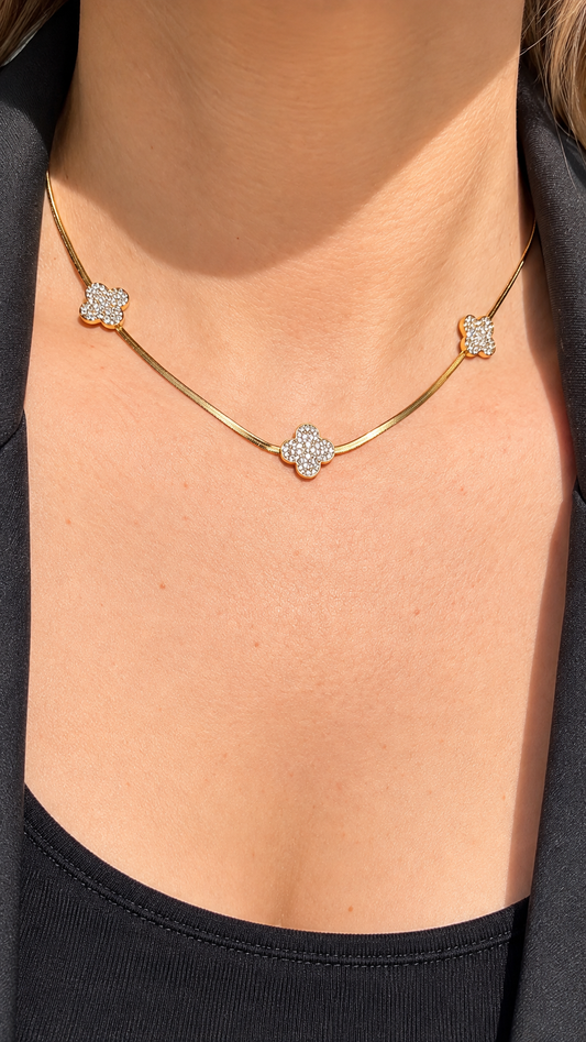 Collier CLOVER – Doré